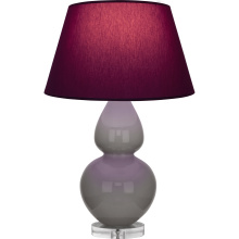 Robert Abbey A750P - Smokey Taupe Double Gourd Table Lamp