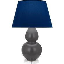 Robert Abbey MCR62N - Matte Ash Double Gourd Table Lamp
