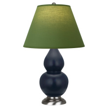 Robert Abbey MMB52G - Matte Midnight Blue Small Double Gourd Accent Lamp