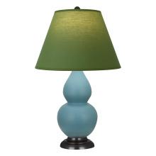 Robert Abbey MOB51G - Matte Steel Blue Small Double Gourd Accent Lamp
