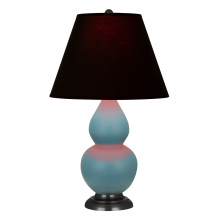 Robert Abbey MOB51K - Matte Steel Blue Small Double Gourd Accent Lamp