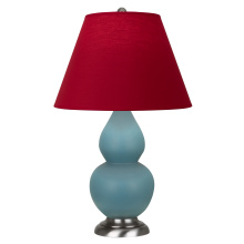 Robert Abbey MOB52R - Matte Steel Blue Small Double Gourd Accent Lamp