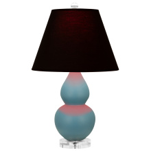 Robert Abbey MOB53K - Matte Steel Blue Small Double Gourd Accent Lamp