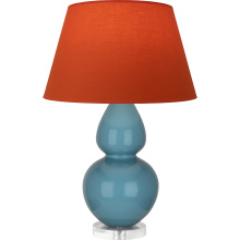 Robert Abbey OB23T - Steel Blue Double Gourd Table Lamp