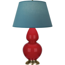 Robert Abbey RR20B - Ruby Red Double Gourd Table Lamp
