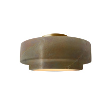 Justice Design Group CER-6360-SLTR-BRSS-LED1-700 - Small Tier LED Semi-Flush