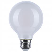 Satco Products Inc. S12153 - 8 Watt LED G25; 3000K-2000K Warm Dimming; Medium Base; White Finish