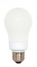 Satco Products Inc. S7286 - 9 Watt; A19 Compact Fluorescent; 5000K; 82 CRI; Medium base; 120 Volt