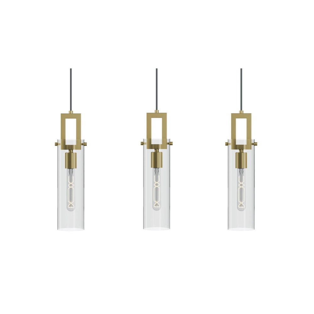 Houston 3 Light Linear Pendant, 60W, LB