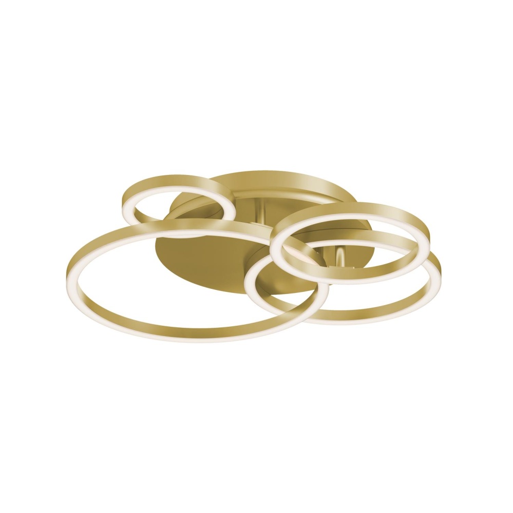 Orbit 18'' LED Semi Flush Mount, 120V, 38W, 5 CCT, LB