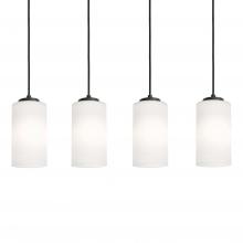 AFX Lighting, Inc. LEOP04MBBKLNR4 - Leo 36'' 4 Light Linear Pendant - BK