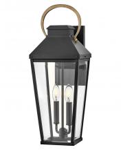 Hinkley Merchant 17504BK - Medium Wall Mount Lantern