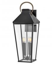 Hinkley Merchant 17509BK - Extra Large Wall Mount Lantern