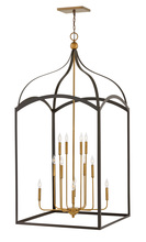 Hinkley Merchant 3419BZ - Double XL Three Tier Open Frame Chandelier