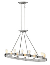 Hinkley Merchant 4396BN - Twelve Light Linear