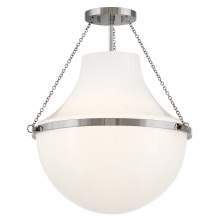 Hinkley Merchant 46893PN - Medium Semi Flush Mount