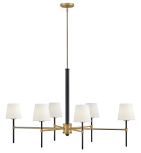 Hinkley Merchant 46955BK-LCB - Medium Six Light Linear