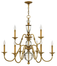 Hinkley Merchant 4958HB - Medium Two Tier Chandelier