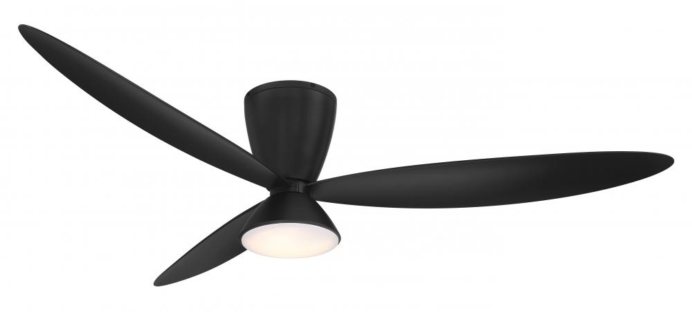 58" LED SMART FLUSH MOUNT CEILING FAN