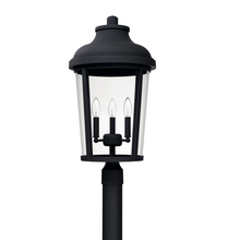 Capital 927034BK - Three Light Outdoor Post Lantern