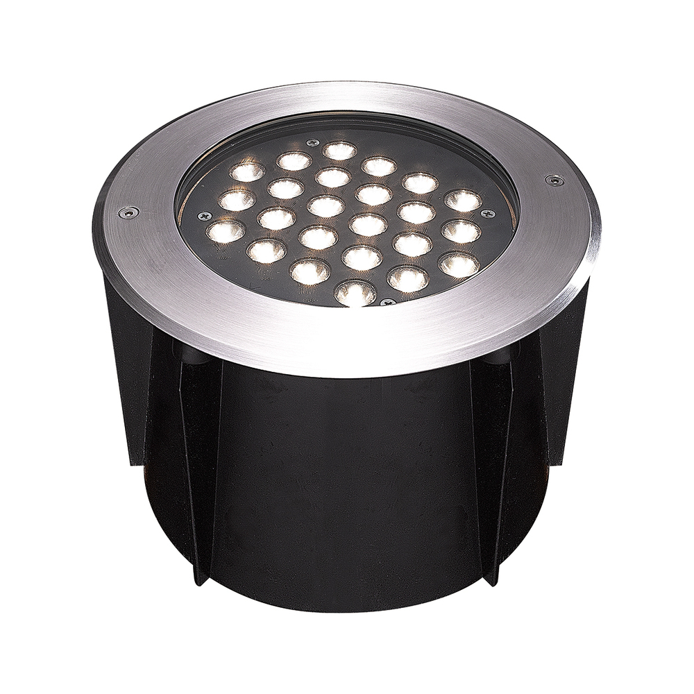 SATORA,LED INGRND,RD,24X1W,SS