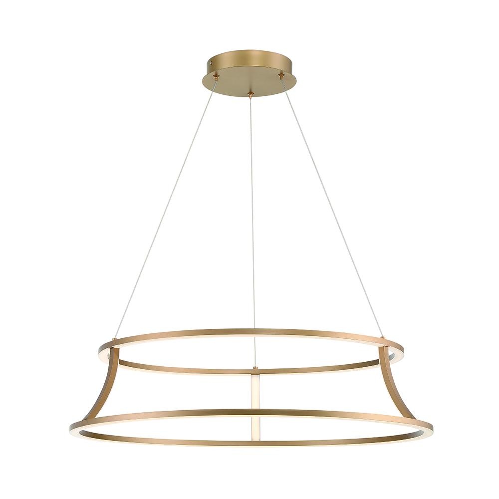 CADOUX,LG LED CHANDELIER,GLD
