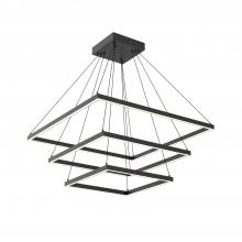 Kuzco Lighting Inc CH88332-BK-UNV-010 - Piazza 32-in Black LED Chandeliers