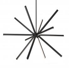 Kuzco Lighting Inc CH14356-BK-UNV - Sirius 56-in Black LED Chandeliers