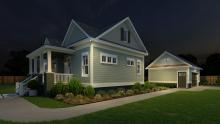 Acuity Brands HGX LED 2RH ALO 40K 120 PE DDB M2 - LED Residential Security Floodlights, LE