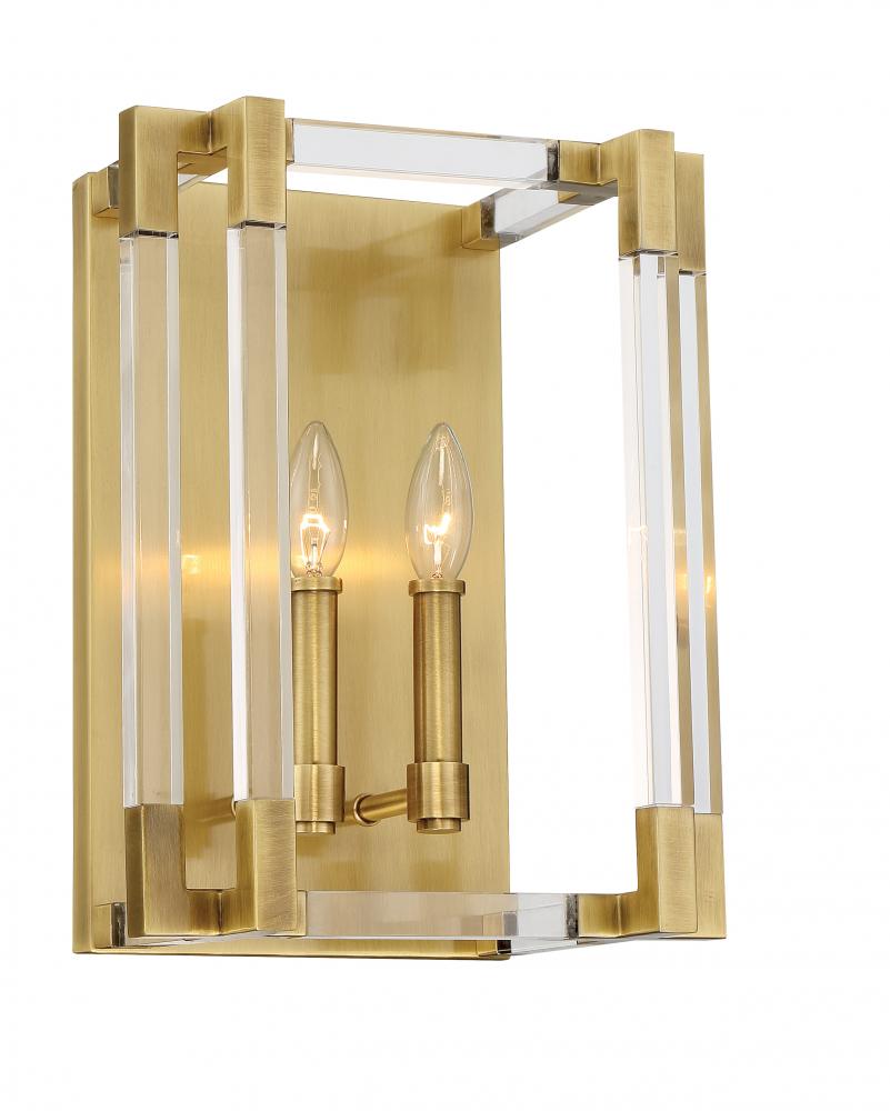 Prima Vista - 2 Light Wall Sconce