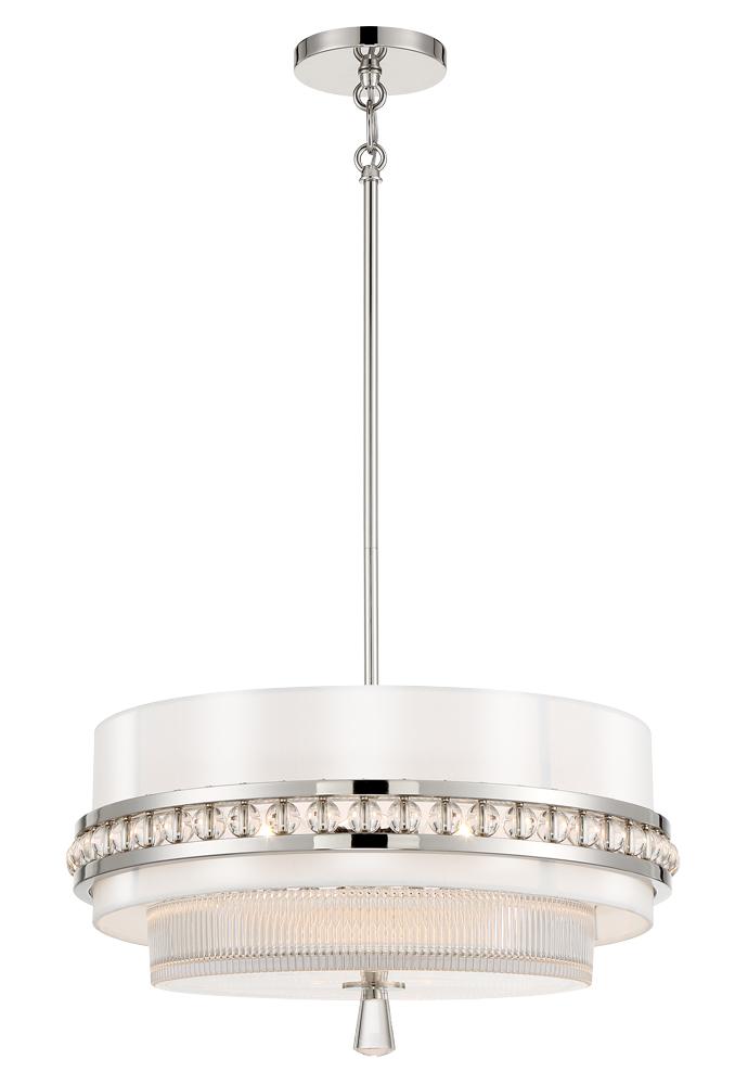 Sutton - 3 Light Semi Flush and Pendant, a Robin Baron Design