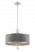 Minka Metropolitan N7325-613 - Luxour - 5 Light Convertible Pendant / Semi Flush