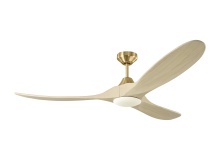 Visual Comfort & Co. Fan Collection 3MAVSM60BBSWWOD - Maverick Smart 60 LED - Burnished Brass