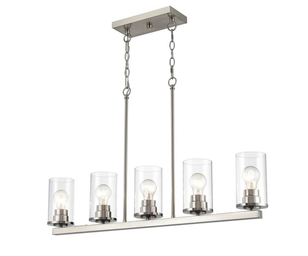 Verlana 35" Wide 5-Light Island - Modern Gold