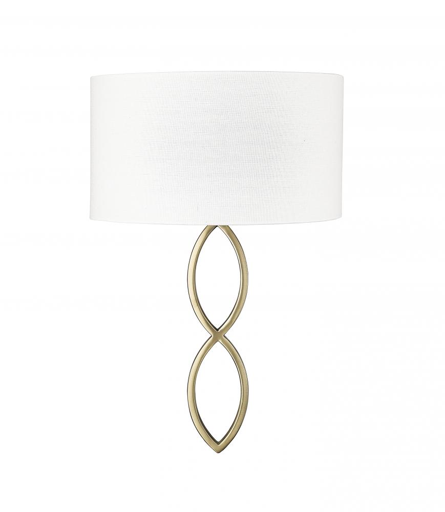 Rylee 1-Light Wall Sconce Vintage Brass