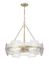 Millennium 199904-VB - Sinclara 24.75" Wide 4-Light Pendant - Vintage Brass