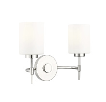 Millennium 19602-PN - Keylee 15.5" Wide 2-Light Vanity - Polished Nickel