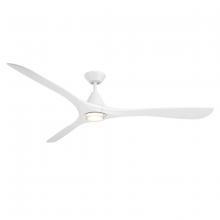 Modern Forms US - Fans Only FR-D2504-72L-MW - Carve 72 Downrod Ceiling Fan