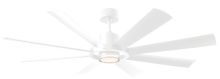 Modern Forms US - Fans Only FR-W2303-60L-MW - Aura Downrod ceiling fan