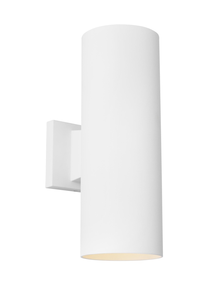 Outdoor Cylinders Medium Two Light Wall Lantern