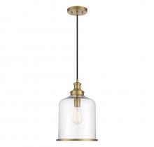 Savoy House Meridian M70120NB - 1-Light Pendant in Natural Brass