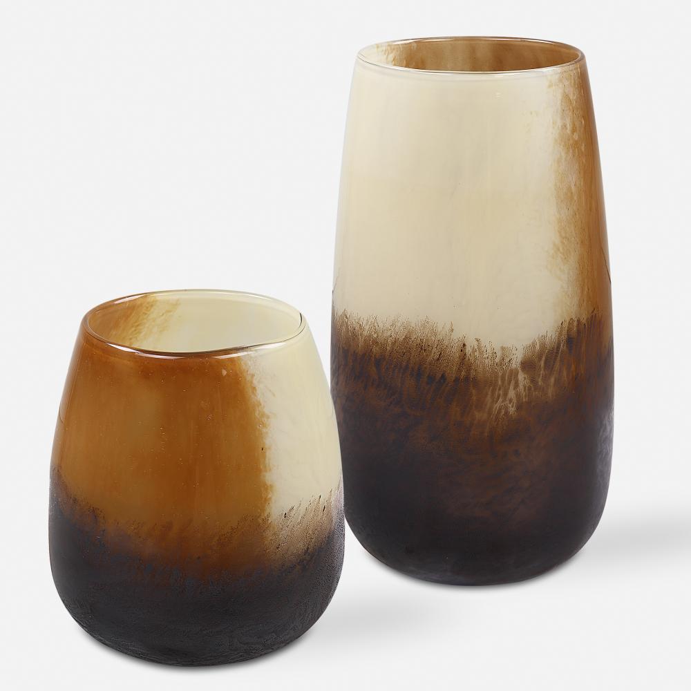 Uttermost Desert Wind Glass Vases Set/2