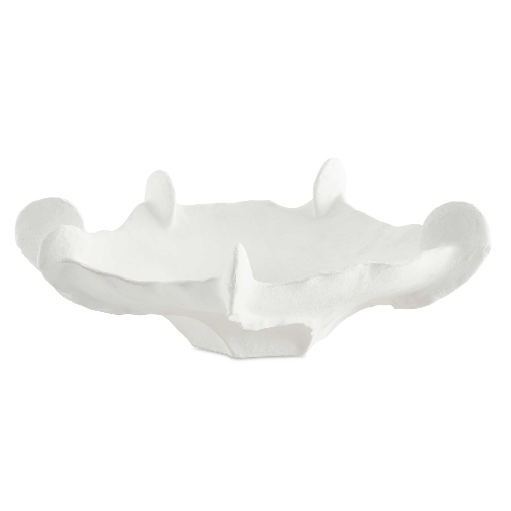 Uttermost Coral Mirage White Outdoor Bowl