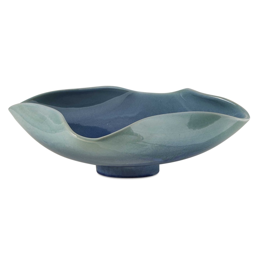 Uttermost Blue Lagoon Outdoor Bowl