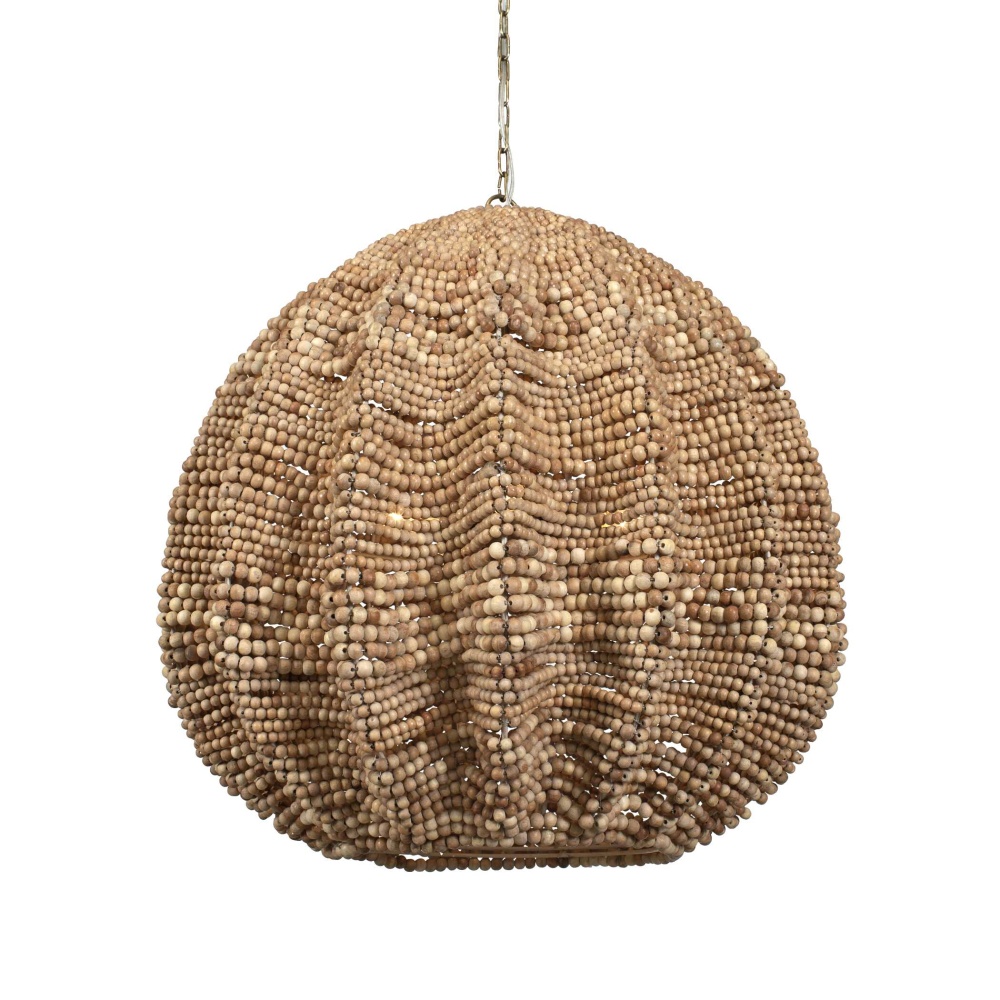 Uttermost Kauri 5 Light Wooden Bead Pendant