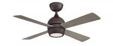 Fanimation FP7644GR - Kwad 44 inch Indoor Ceiling Fan with LED Light Kit - Matte Greige