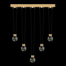 Fine Art Handcrafted Lighting 100006-5-44444 - Aria 43"W Linear Pendant
